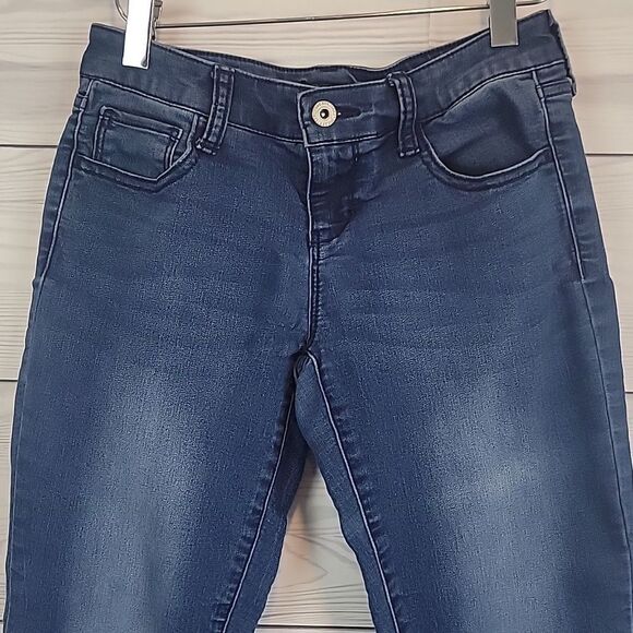 Decree Blue Denim Stretch Skinny Jeans Womens Size Waist 26" - Picture 3 of 13